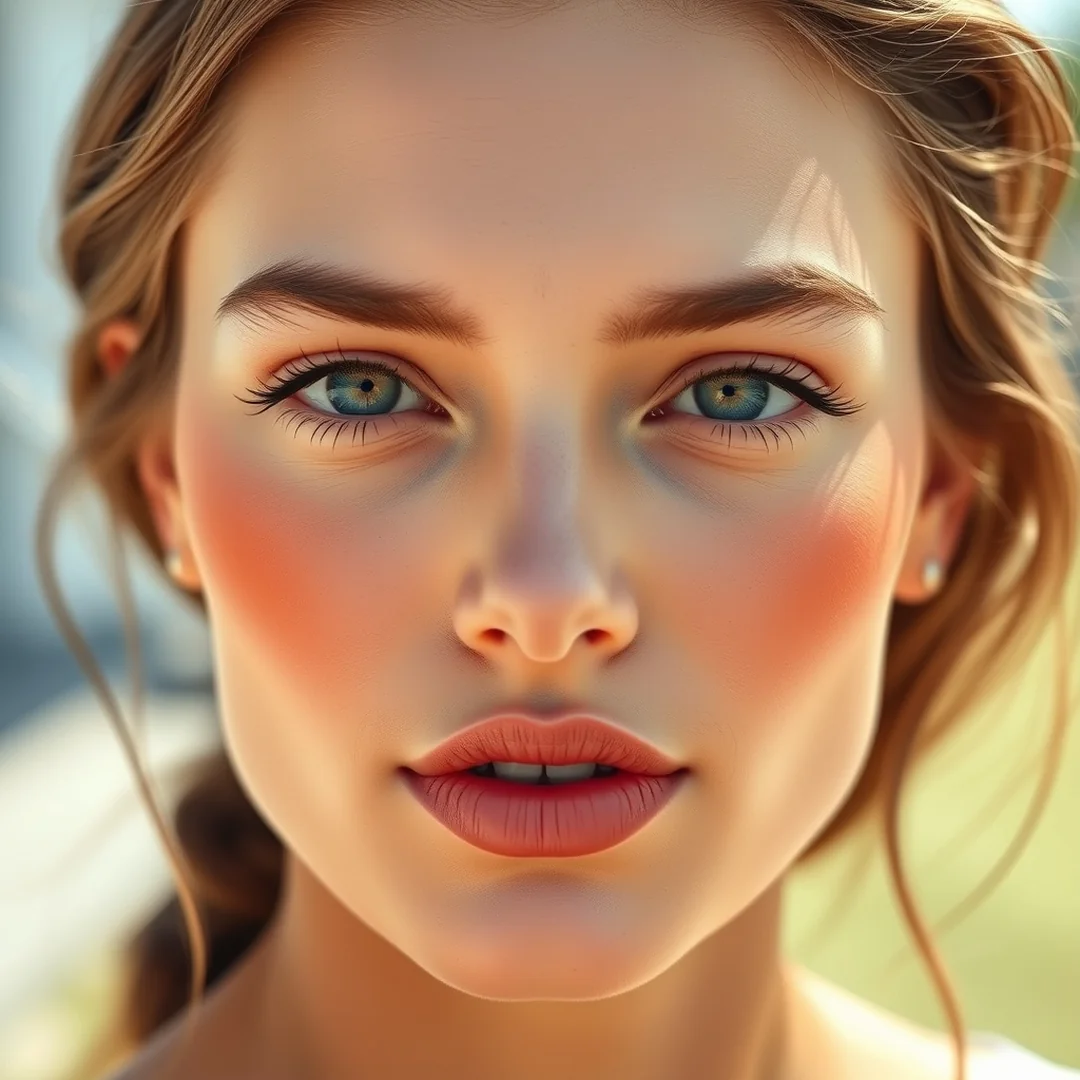 Monochromatic Summer Face - 18 Sunburn Blush Looks for That Fresh Summer Flush