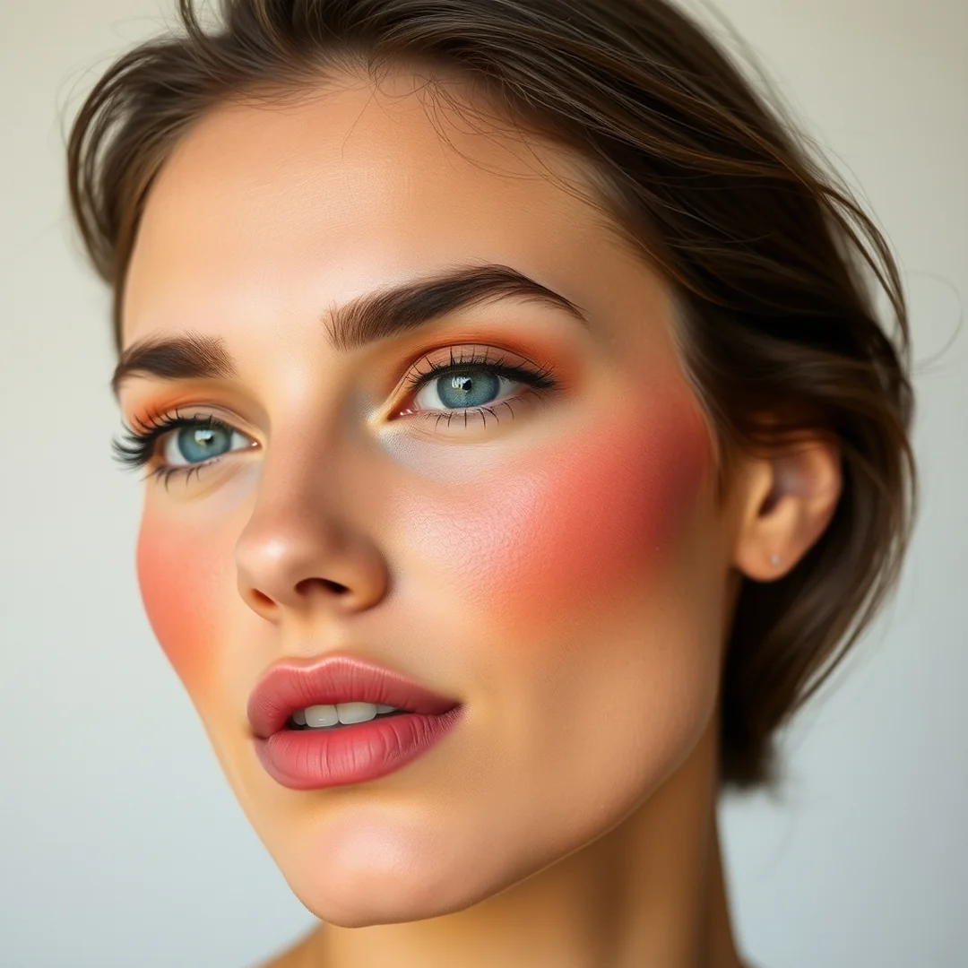 Matte Sunburn Blush Style - 18 Sunburn Blush Makeup Looks for a Fresh Summer Glow