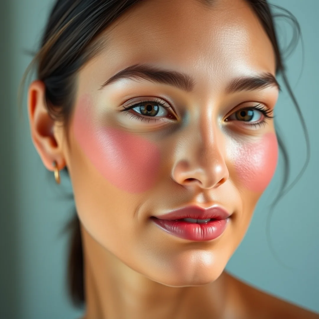 Sweat Proof Layering - 18 Sunburn Blush Makeup Looks for a Fresh Summer Glow