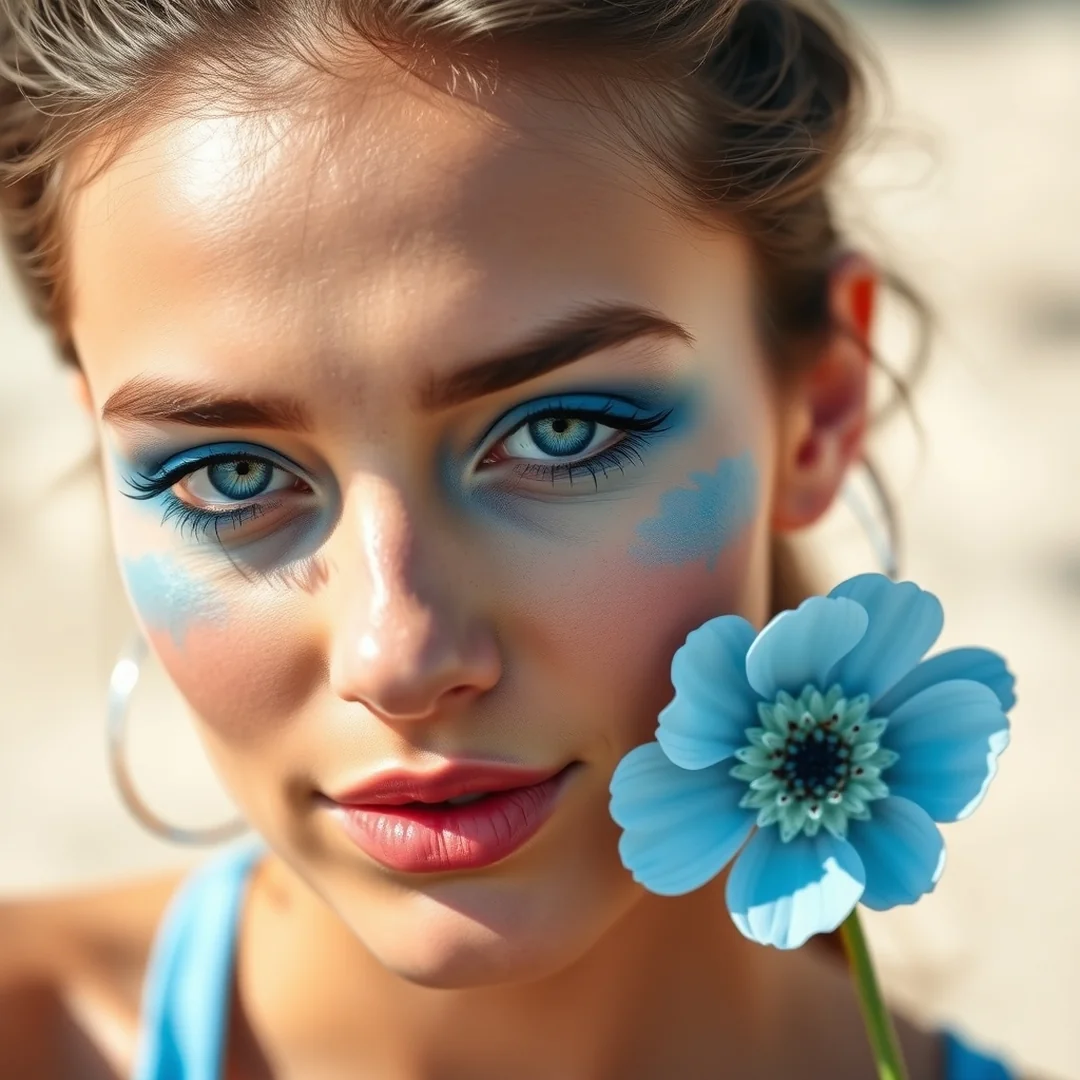 Sky Blue Smudge - 18 Watercolor Eyeshadow Looks for Dreamy Summer Beauty