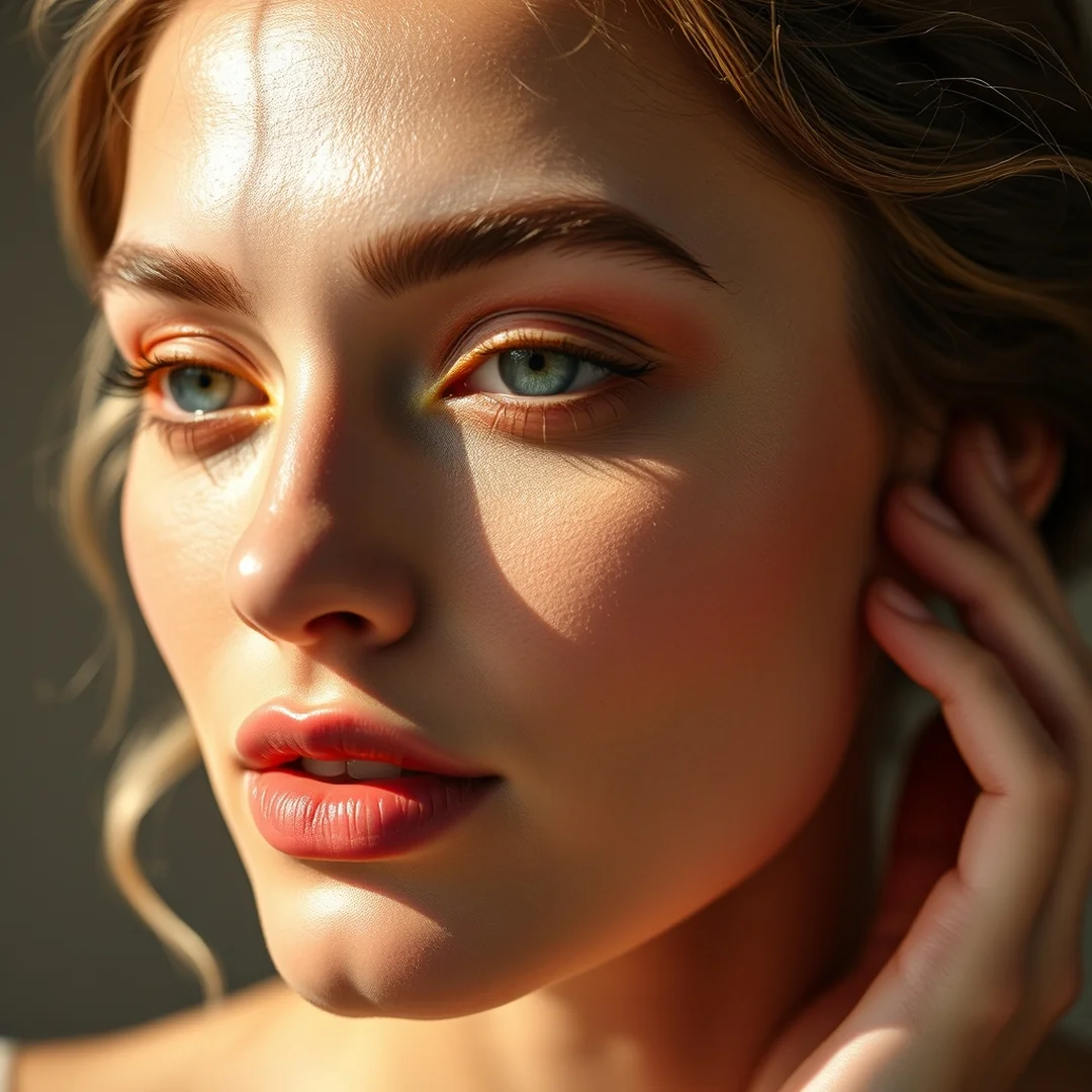 Apricot Cloud Blend - 18 Watercolor Eyeshadow Looks for Dreamy Summer Beauty