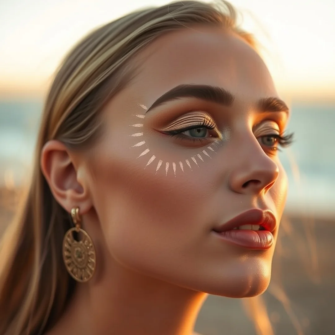 Rose Gold Glow - 18 Watercolor Eyeshadow Looks for Dreamy Summer Beauty