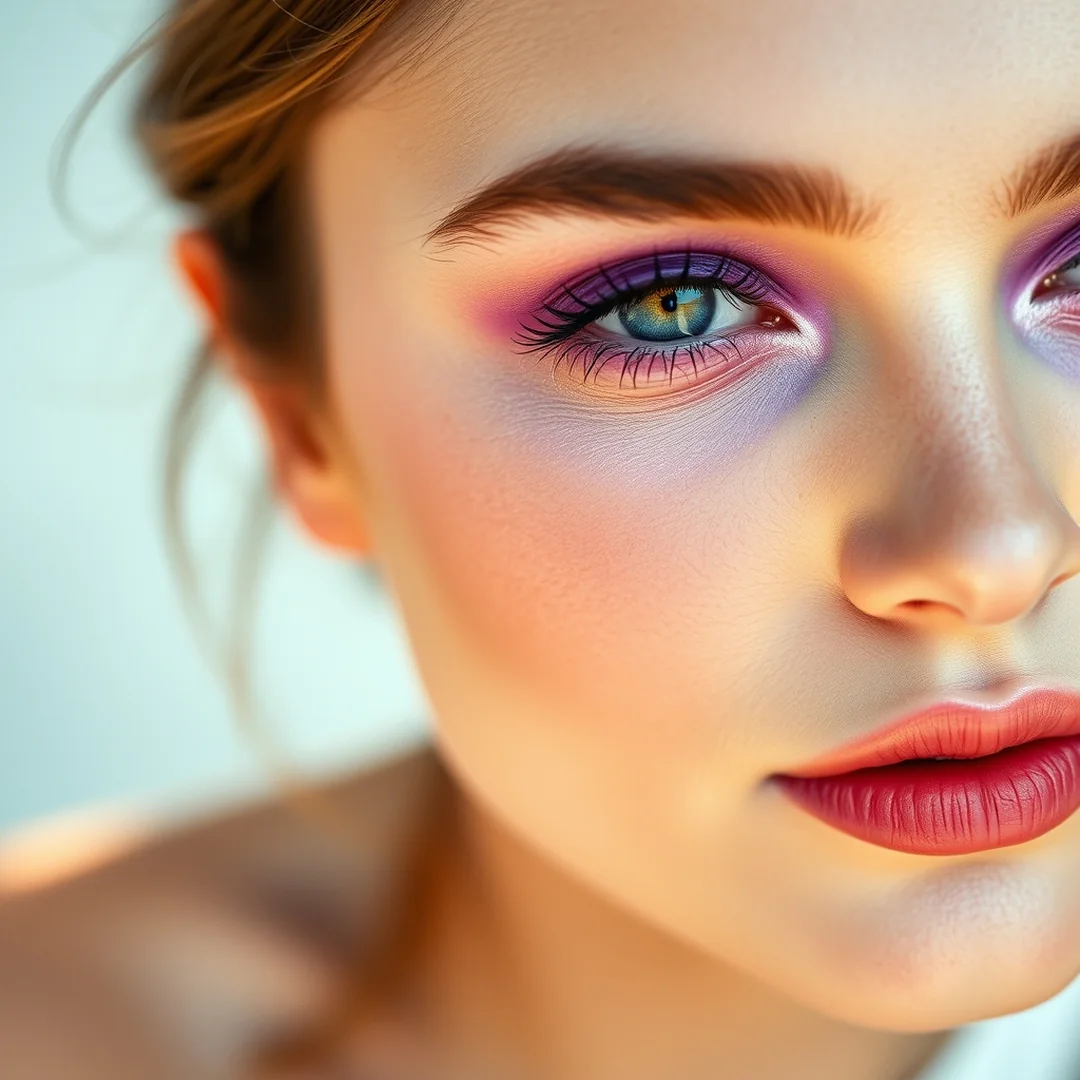 Lilac Halo Effect - 18 Watercolor Eyeshadow Looks for Dreamy Summer Beauty