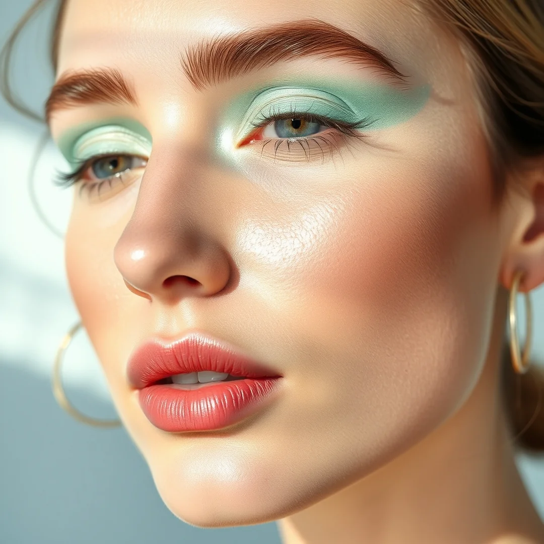 Mint Green Mist - 18 Watercolor Eyeshadow Looks for Dreamy Summer Beauty