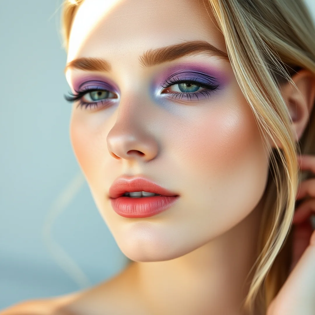 Cool Violet Haze - 18 Watercolor Eyeshadow Looks for Dreamy Summer Beauty