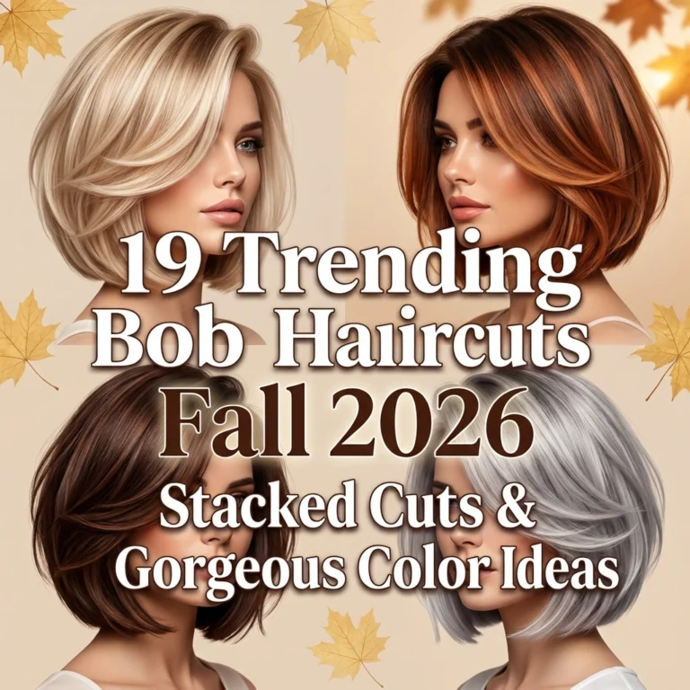 19 Trending Bob Haircuts Fall 2026 Stacked Color
