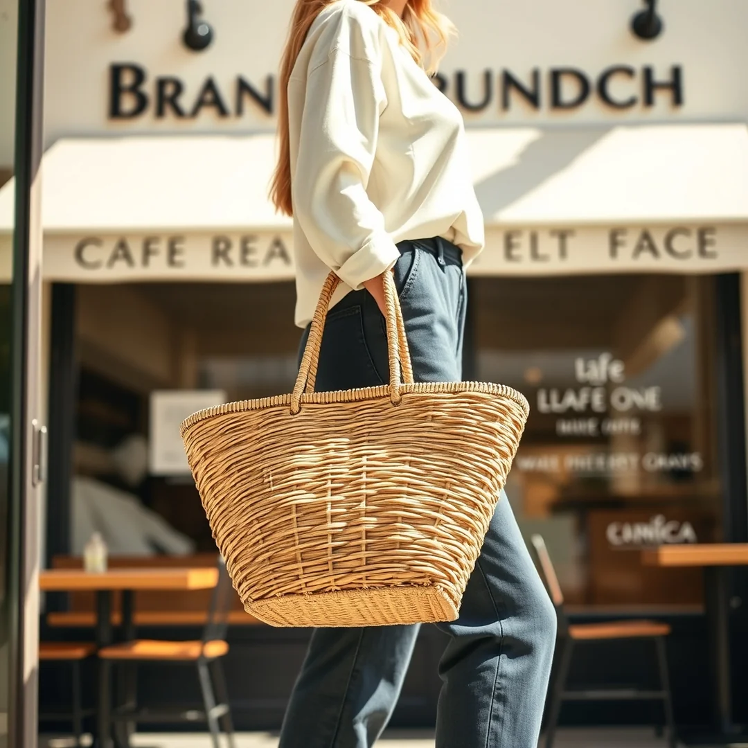 Basket Tote Accessory - 19 Brunch Outfits 2026 Classy Casual Style Ideas