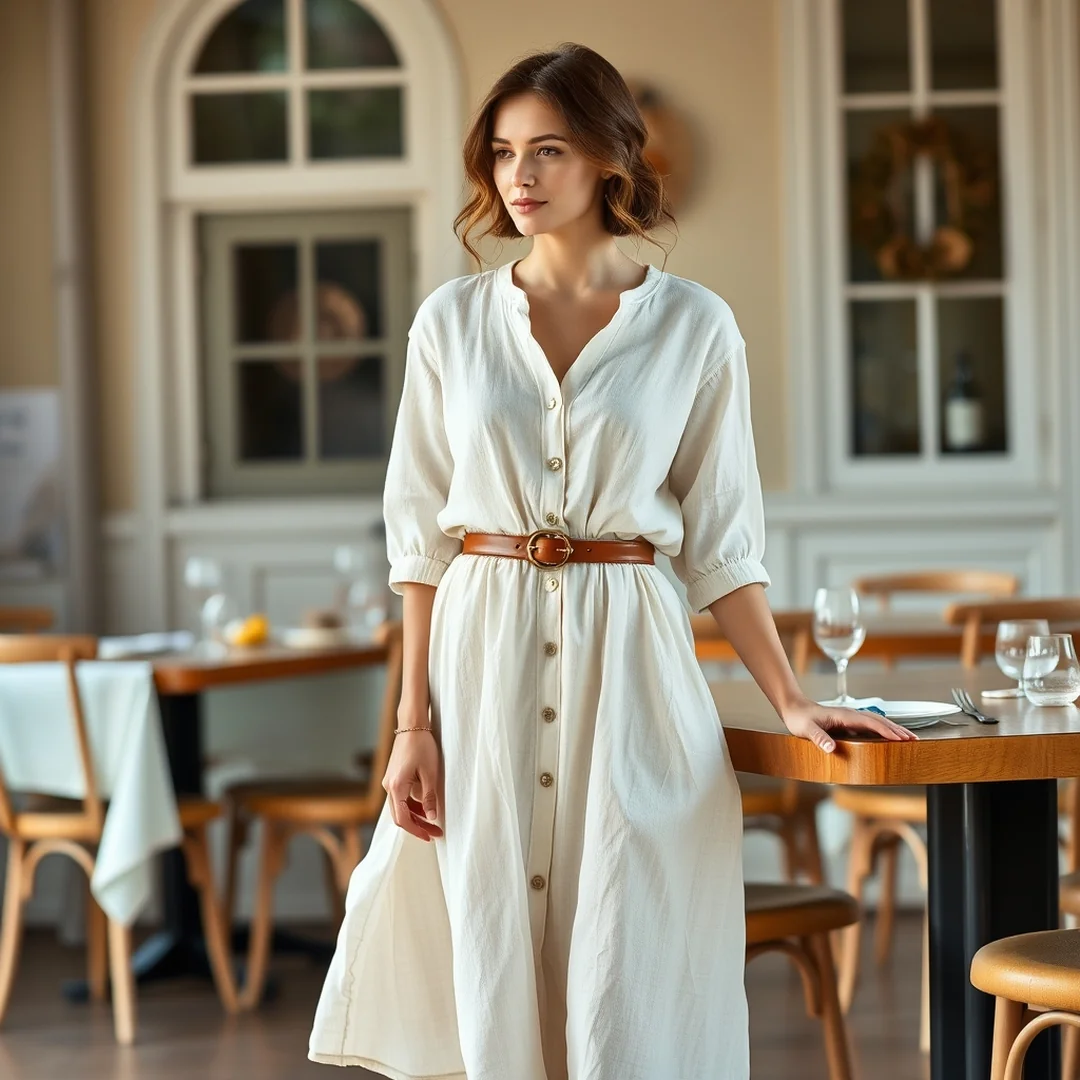 Midi Dress Choice - 19 Brunch Outfits 2026 Classy Casual Style Ideas
