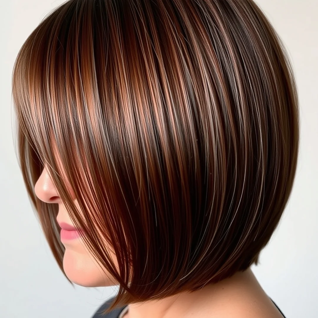 Glossy Chestnut Finish - 19 Fall 2026 Hair Color Women Over 60 Ideas Trends