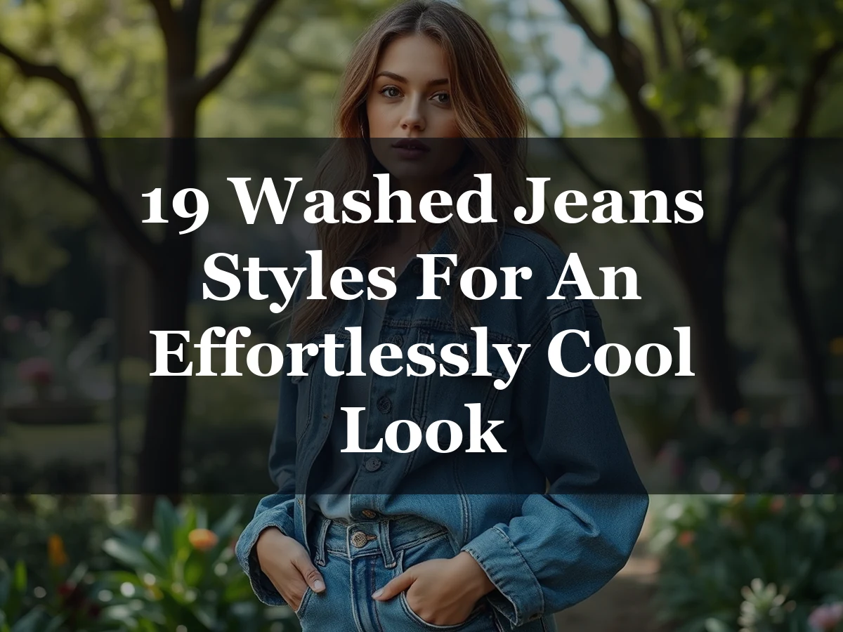19 Washed Jeans Styles For An Effortlessly Cool Look - 19 Washed Jeans Styles for an Effortlessly Cool Look