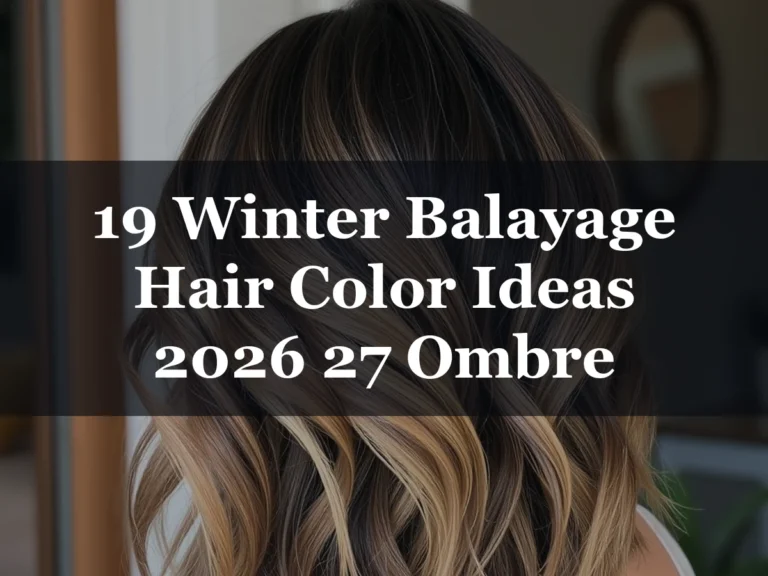 19 Winter Balayage Hair Color Ideas 2026 27 Ombre - 19 Winter Balayage Hair Color Ideas 2026 27 Ombre