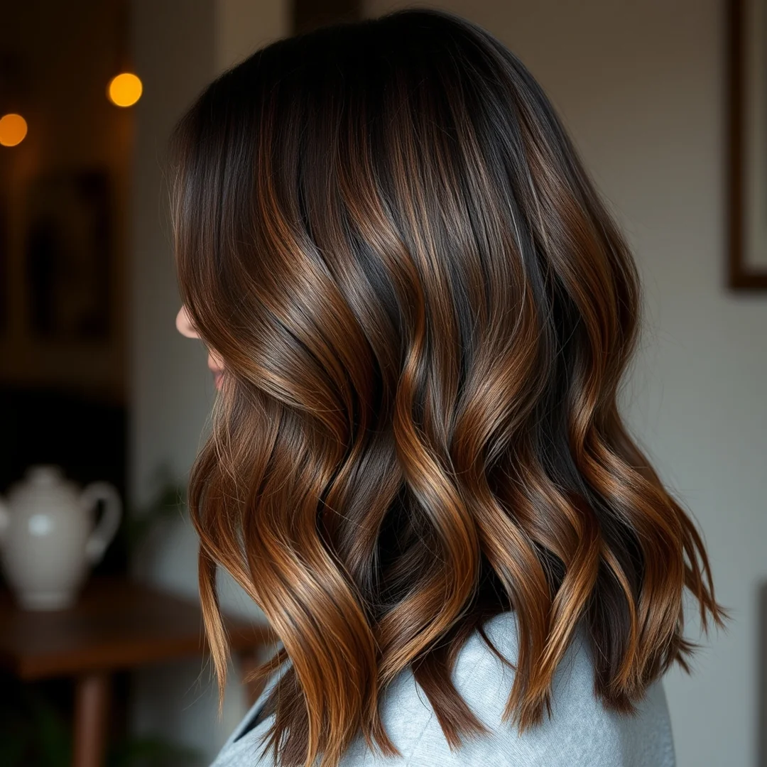 Chestnut Brown Balayage - 19 Winter Balayage Hair Color Ideas 2026 27 Ombre