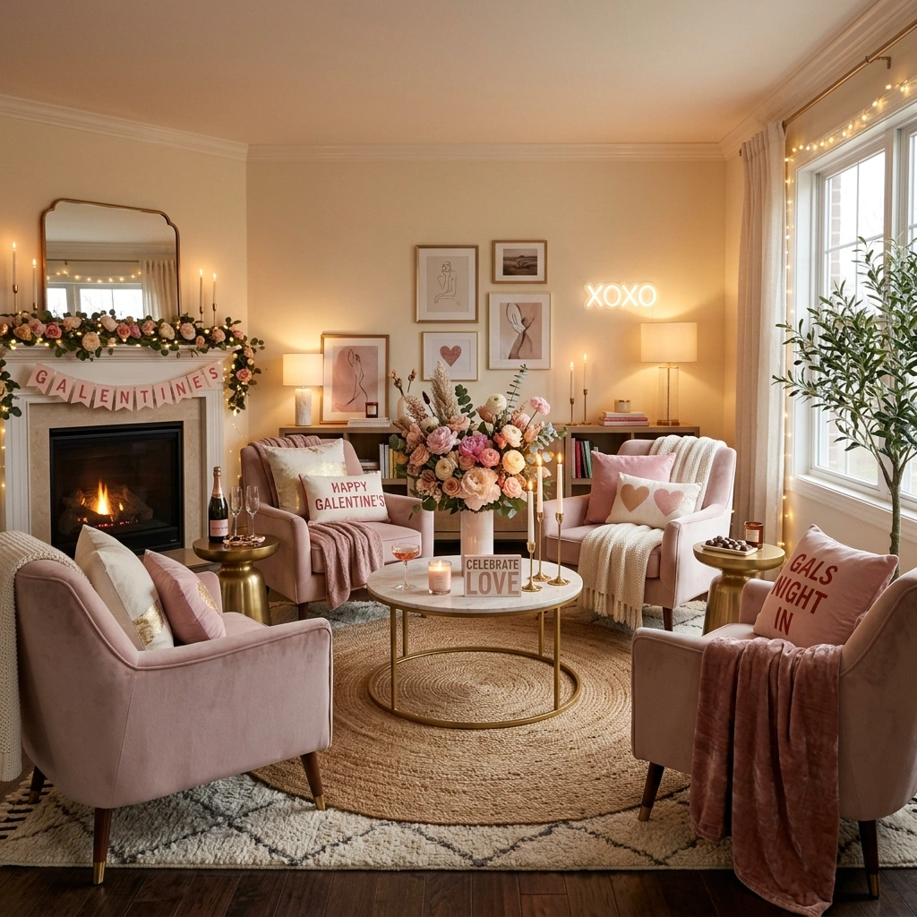 19. Velvet Seating Area