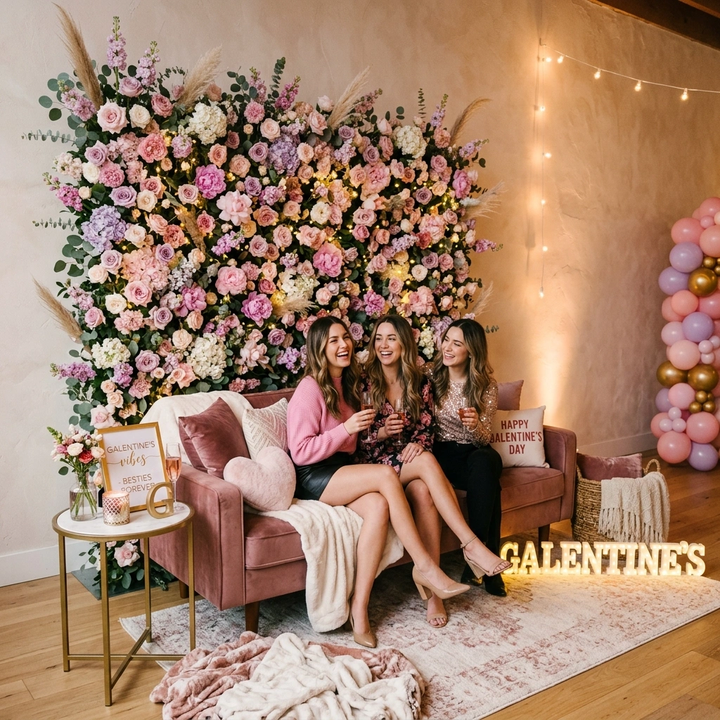 2. Floral Photo Corner