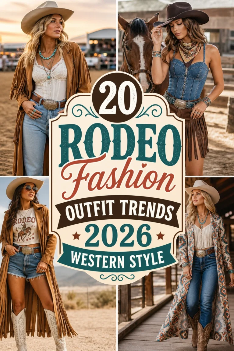 20 Rodeo Fashion Outfit Trends 2026 Western Style