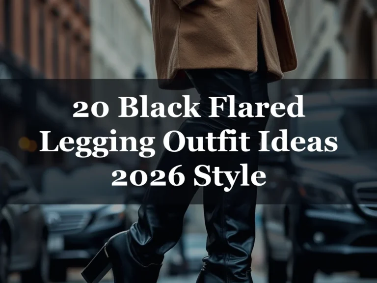 20 Black Flared Legging Outfit Ideas 2026 Style - 20 Black Flared Legging Outfit Ideas 2026 Style