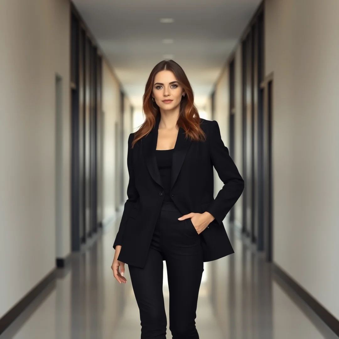 Oversized Blazer Pairing - 20 Black Flared Legging Outfit Ideas 2026 Style