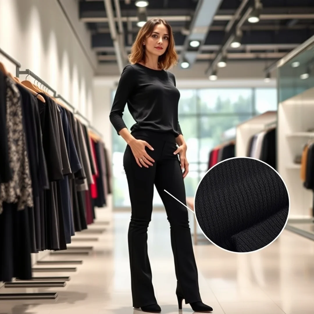 Choosing The Right Fabric - 20 Black Flared Legging Outfits That Look So Chic