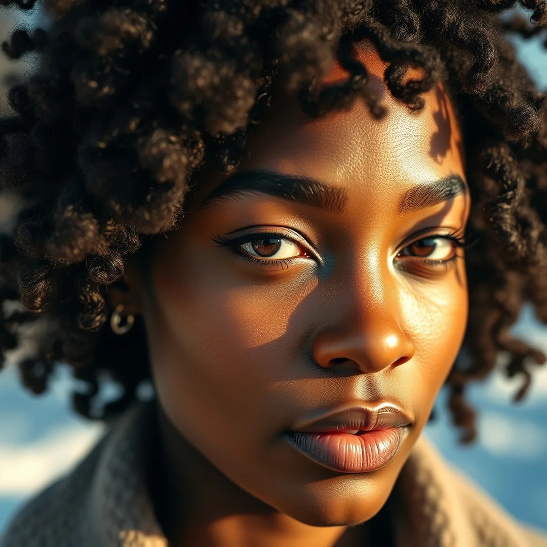 Bronze Face Framing - 20 Black Women Hair Color Ideas Winter Natural Hair