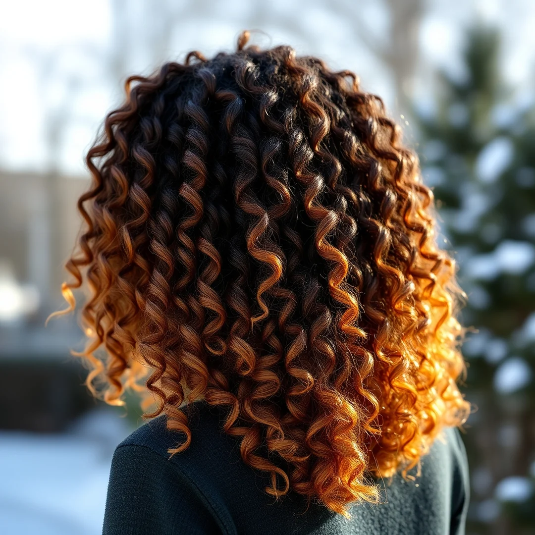 Caramel Ombre Ends - 20 Black Women Hair Color Ideas Winter Natural Hair