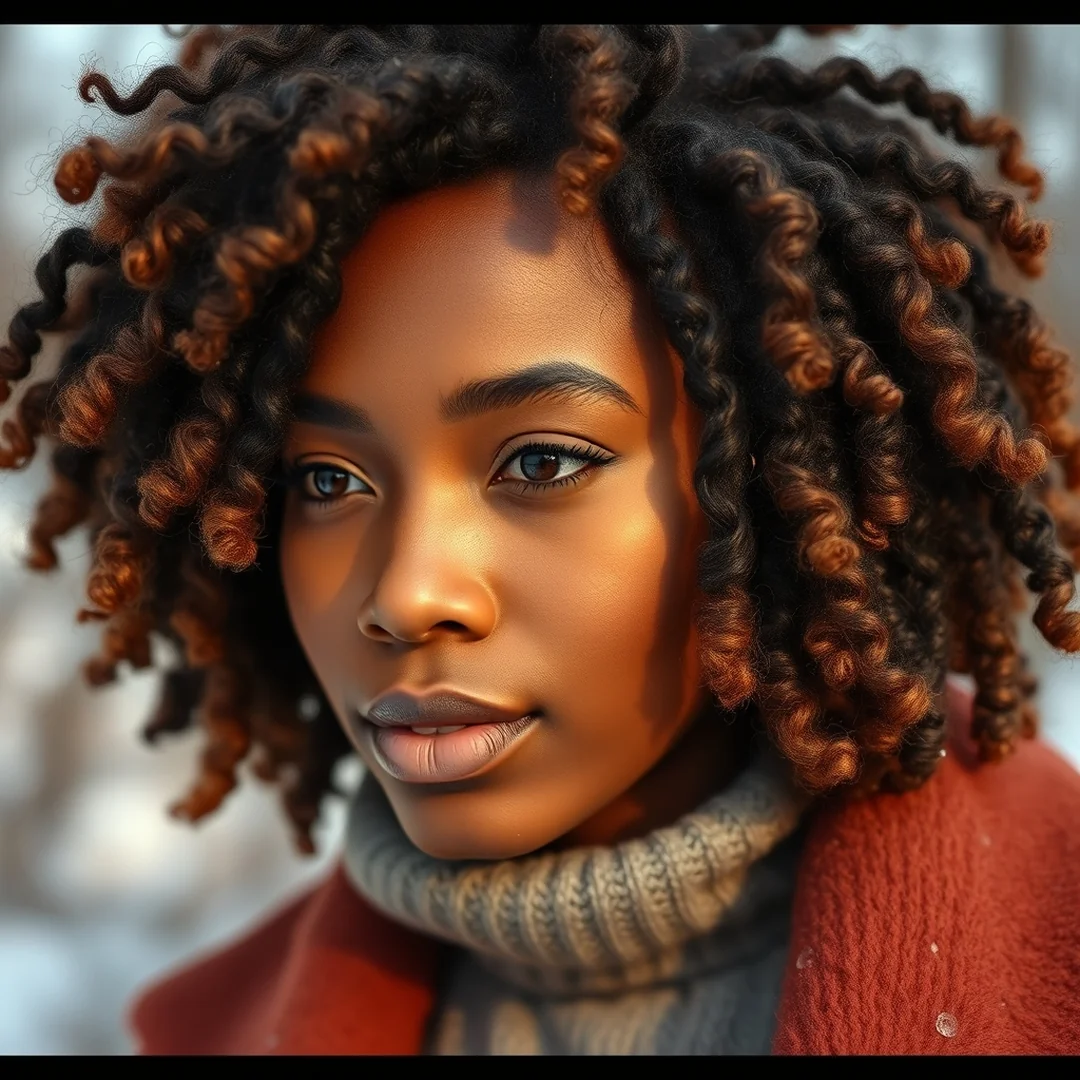 Cinnamon Spice Tones - 20 Black Women Hair Color Ideas Winter Natural Hair
