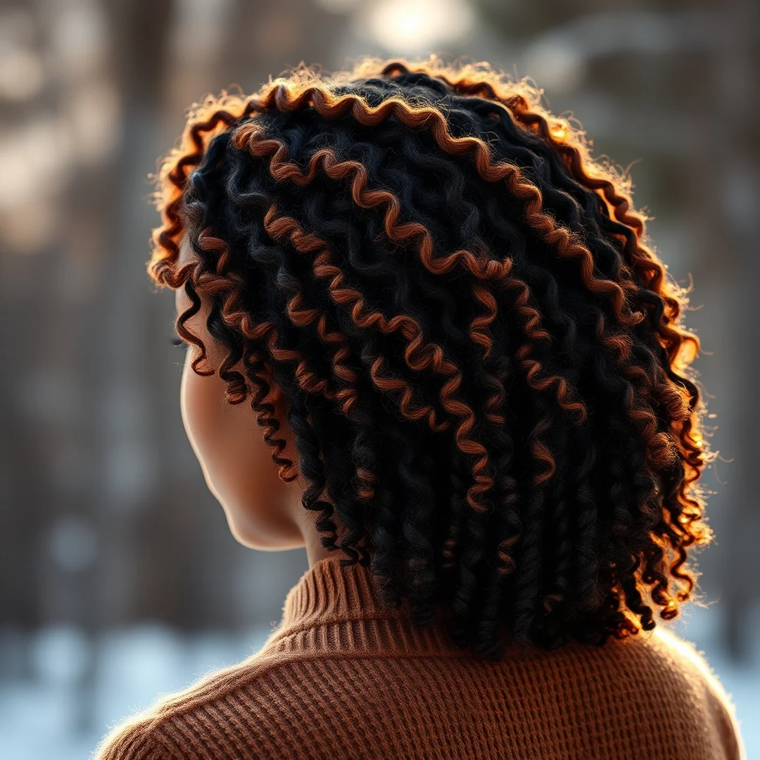 Copper Balayage Tones - 20 Black Women Hair Color Ideas Winter Natural Hair