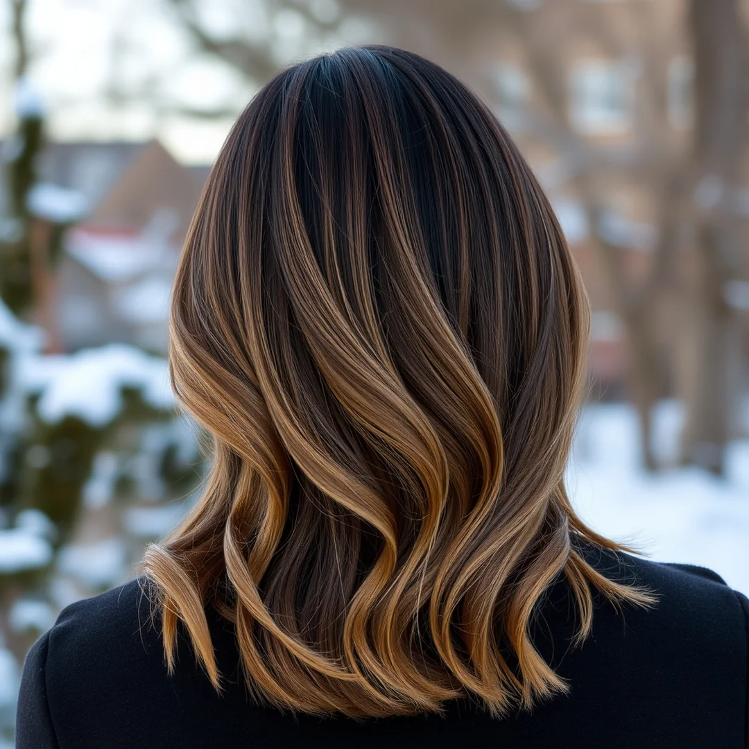 Toffee Brown Tips - 20 Black Women Hair Color Ideas Winter Natural Hair