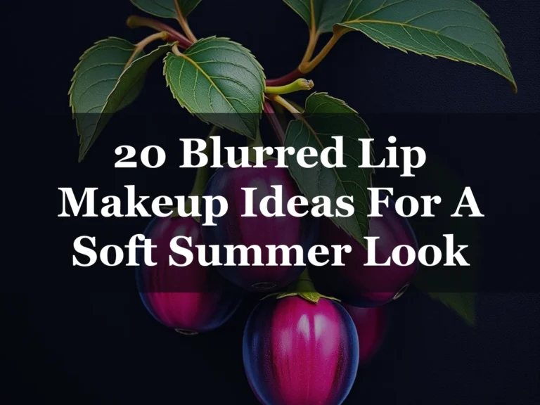 20 Blurred Lip Makeup Ideas For A Soft Summer Look - 20 Blurred Lip Makeup Ideas for a Soft Summer Look
