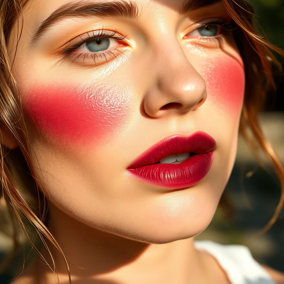 Berry Stain Finish - 20 Bold Blush Makeup Ideas for Summer 2026