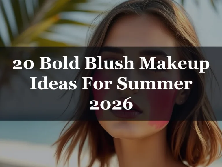 20 Bold Blush Makeup Ideas For Summer 2026 - 20 Bold Blush Makeup Ideas for Summer 2026