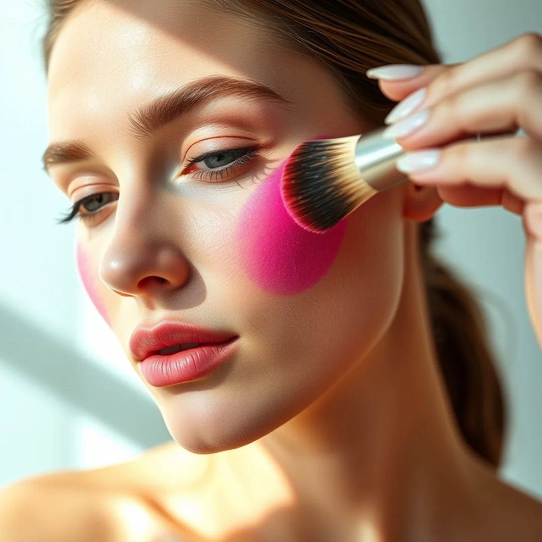 Fuchsia Cream Application - 20 Bold Blush Makeup Ideas for Summer 2026