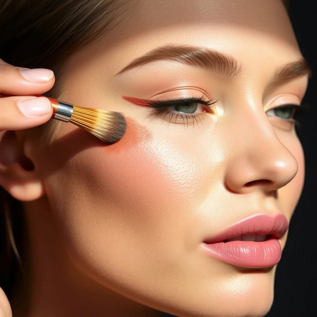 High Cheekbone Sculpting - 20 Bold Blush Makeup Ideas for Summer 2026
