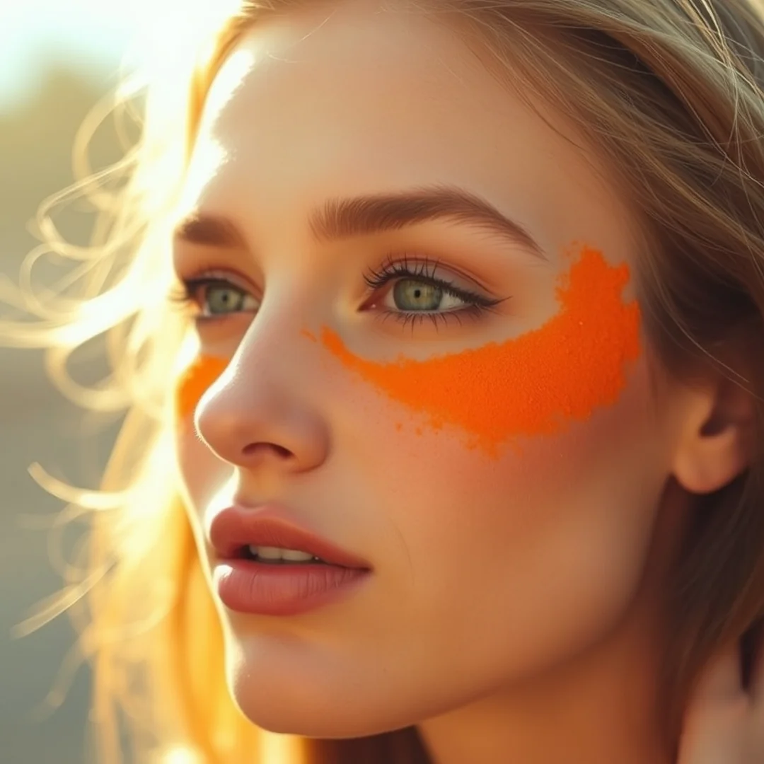 Tangerine Powder Drape - 20 Bold Blush Makeup Ideas for Summer 2026