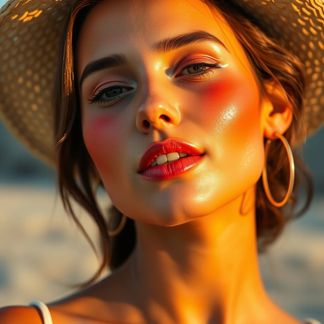 Tropical Coral Pop - 20 Bold Blush Makeup Ideas for Summer 2026