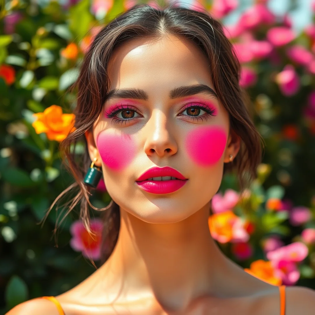 Vibrant Electric Rose Style - 20 Bold Blush Makeup Ideas for Summer 2026