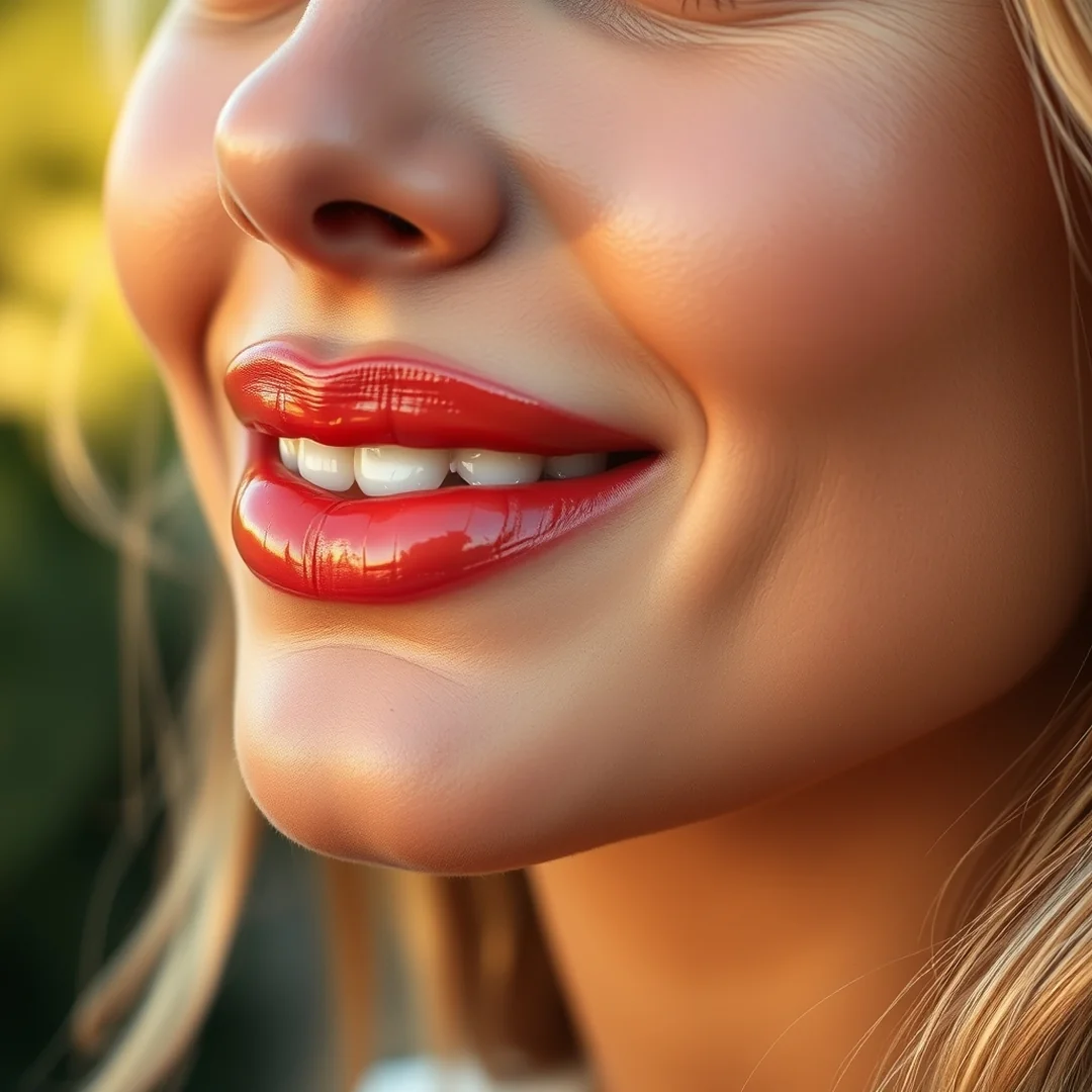 Bronze Glazed Lips - 20 Bronzed Makeup Looks for Effortless Summer Glam