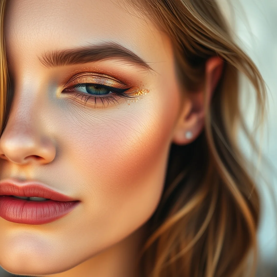 Copper Eyeshadow Shimmer - 20 Bronzed Makeup Looks for Effortless Summer Glam