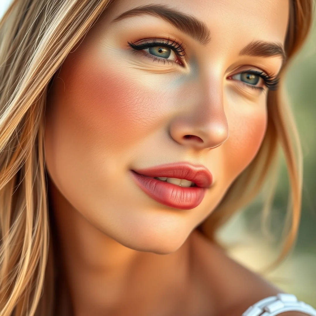 Soft Blended Bronzer - 20 Bronzed Makeup Looks for Effortless Summer Glam