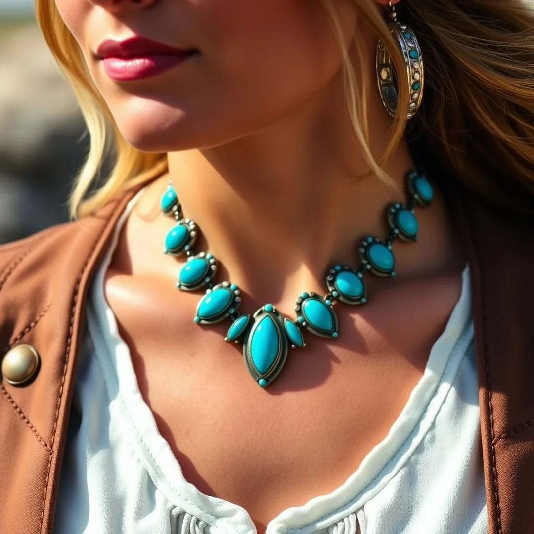 Turquoise Jewelry Sets - 20 Rodeo Fashion Outfit Trends 2026 Western Style