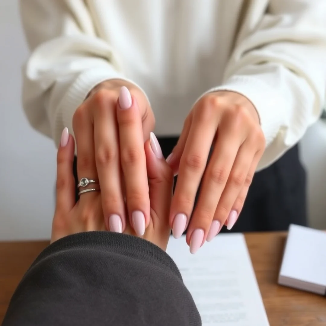 Minimalist Almond Shapes - 20 Simple Back to School Nails 2026 That Look Chic