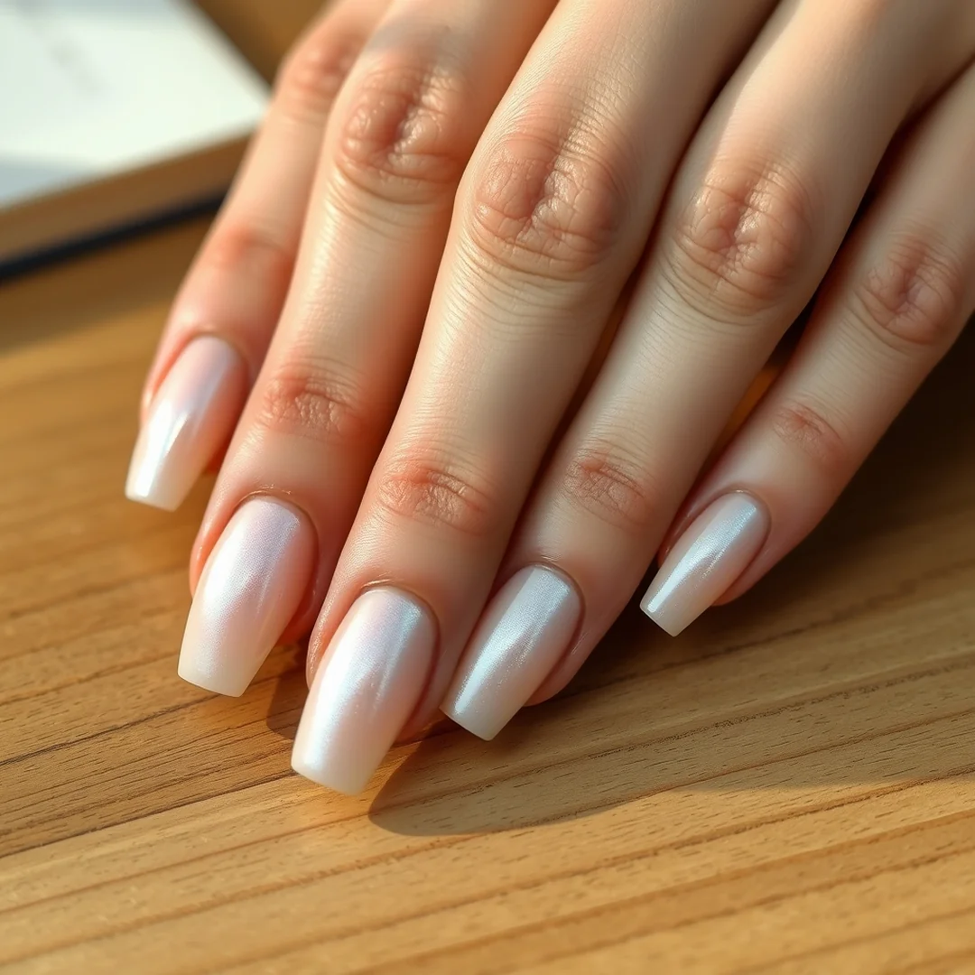 Subtle Chrome Glaze - 20 Simple Back to School Nails 2026 That Look Chic