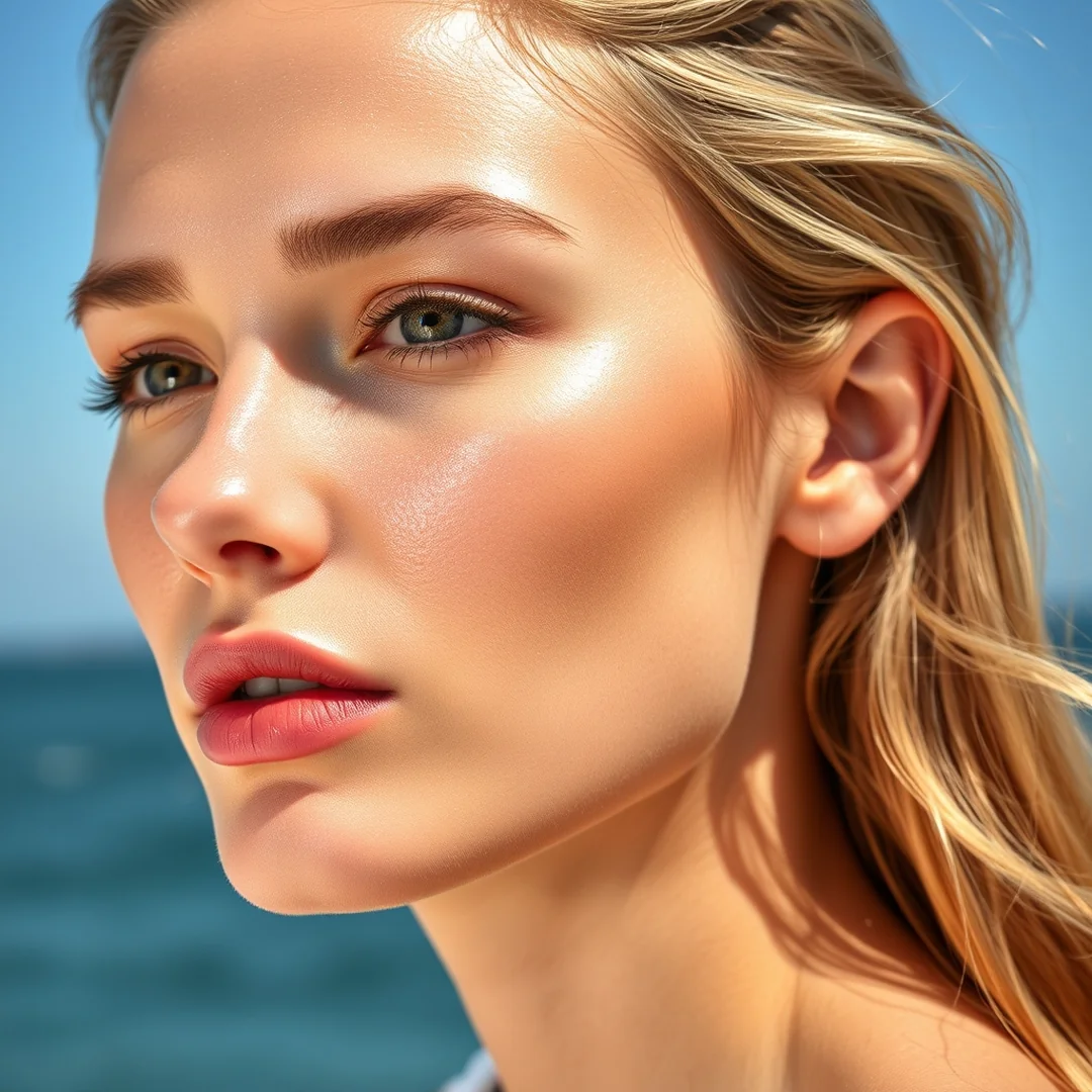 Radiant Liquid Highlight Look - 20 Summer Bronzed Makeup Looks to Try in 2026