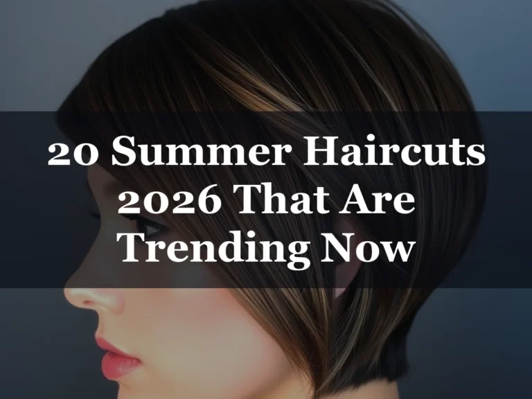 20 Summer Haircuts 2026 That Are Trending Now - 20 Summer Haircuts 2026 That Are Trending Now