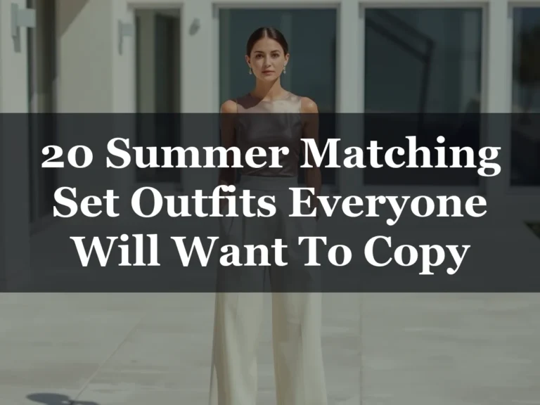 20 Summer Matching Set Outfits Everyone Will Want To Copy - 20 Summer Matching Set Outfits Everyone Will Want to Copy