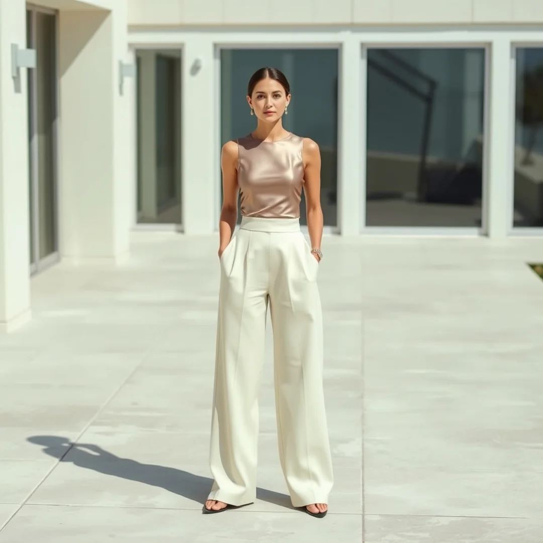 High Waist Culotte Set - 20 Summer Matching Set Outfits Everyone Will Want to Copy