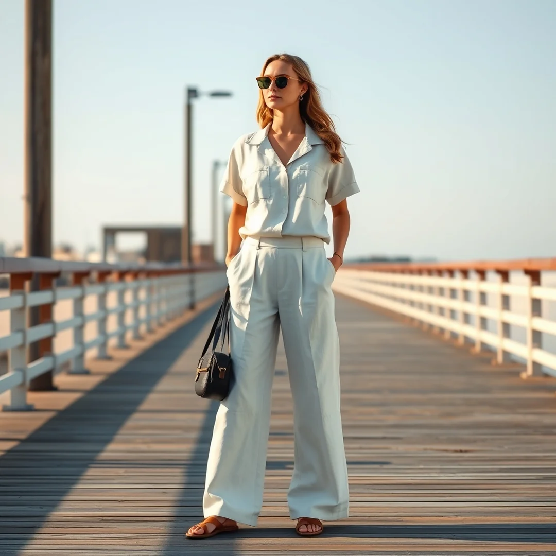 Wide Leg Linen Set - 20 Summer Matching Set Outfits Everyone Will Want to Copy