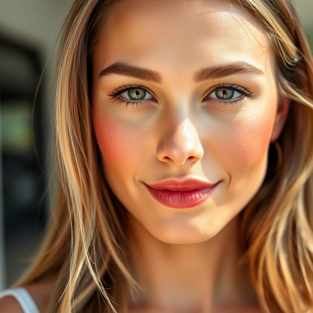 Peach Blush Draping - 20 Sun Kissed Makeup Looks for a Natural Summer Glow