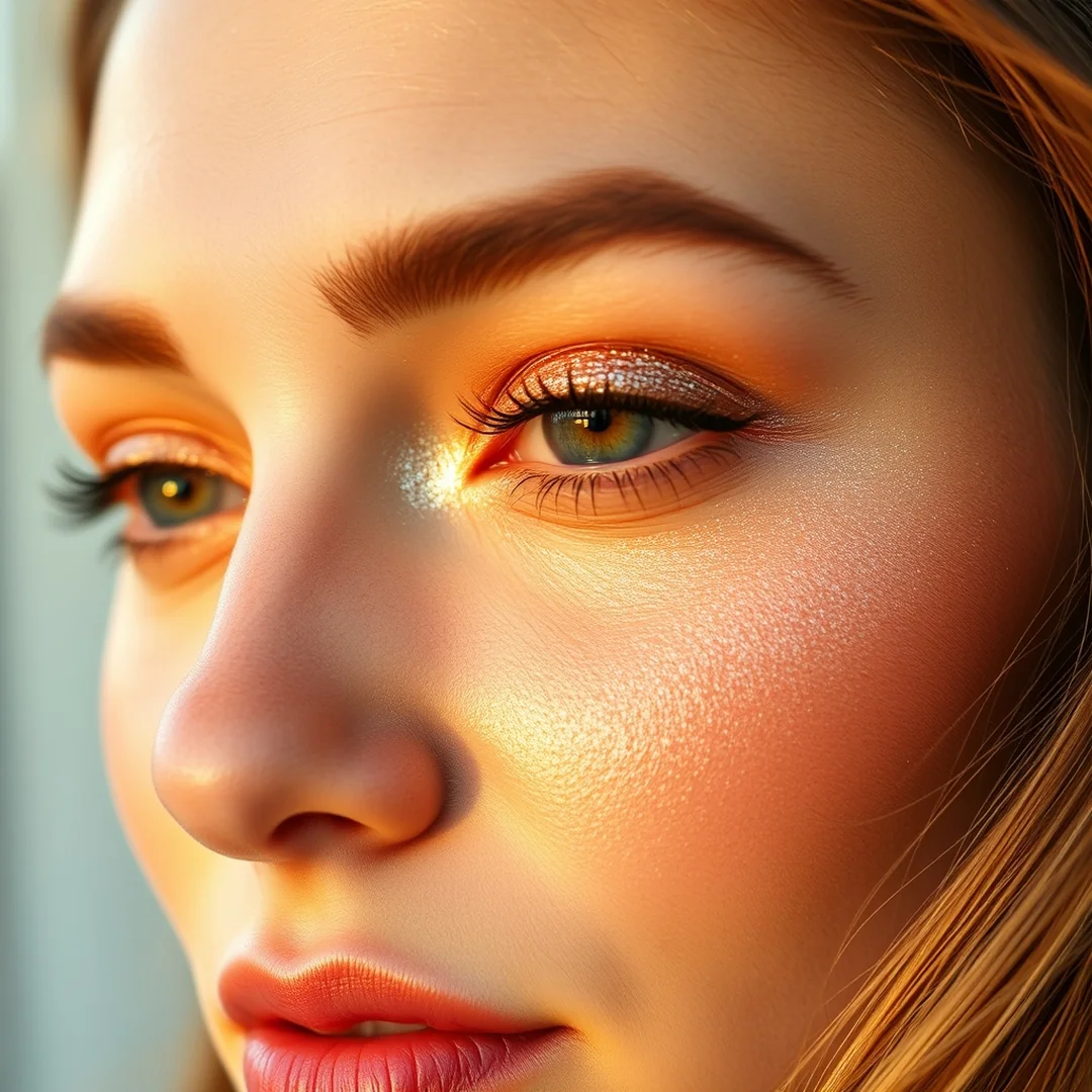 Shimmer Eyeshadow Wash - 20 Sun Kissed Makeup Looks for a Natural Summer Glow
