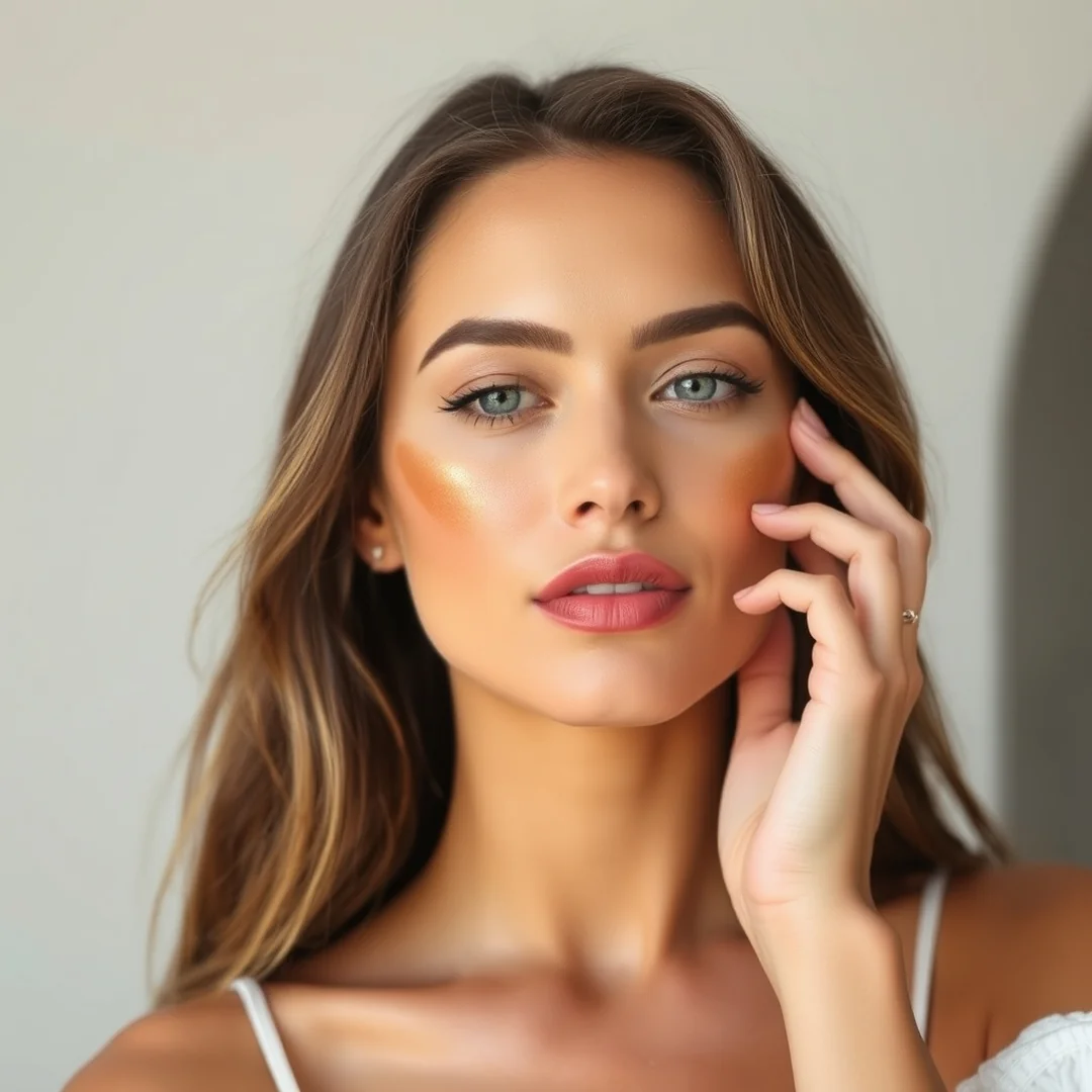 Soft Bronze Contouring - 20 Sun Kissed Makeup Looks for a Natural Summer Glow