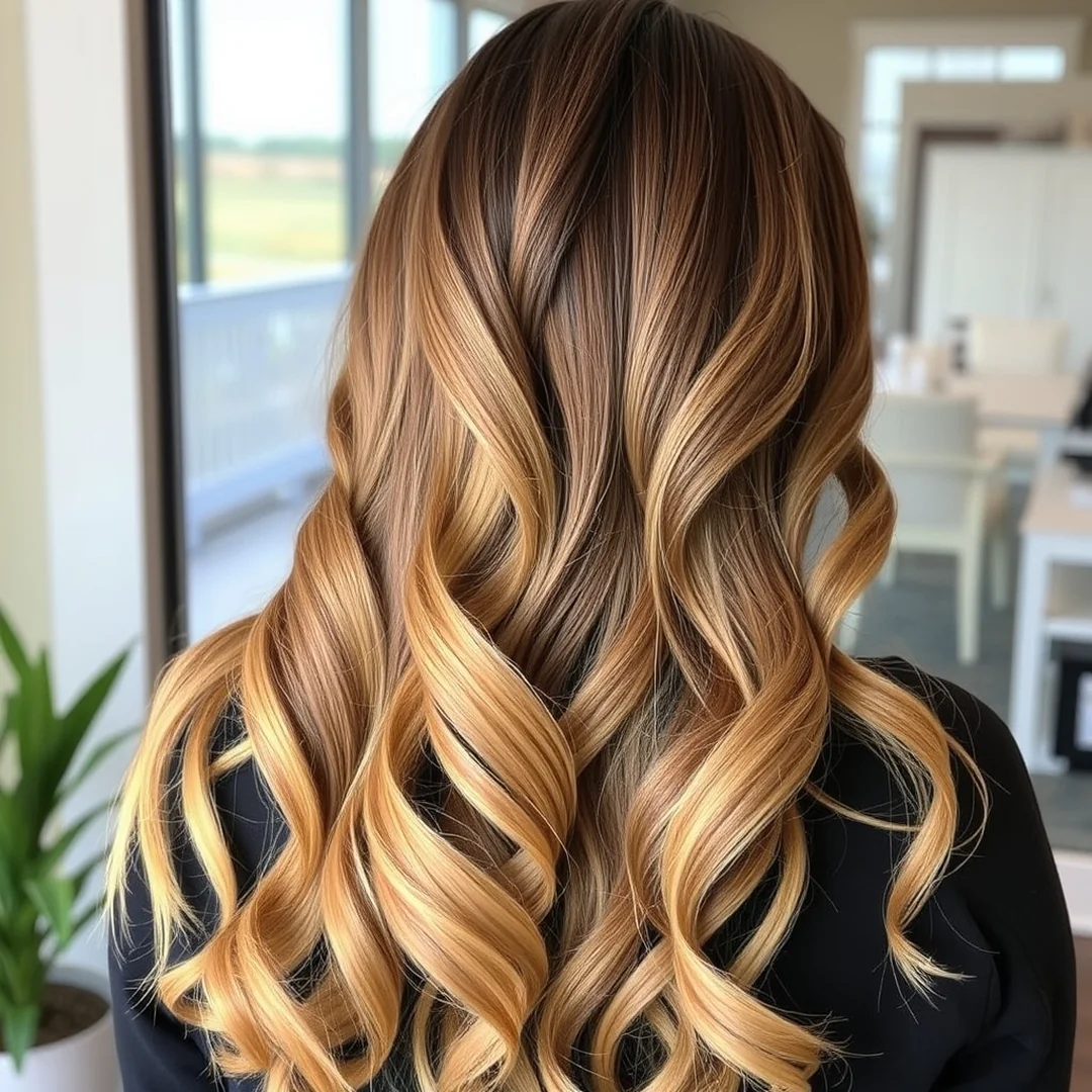 Caramel Ribbon Highlights - 20 Winter Highlighted Hair Colors 2026 27 Brunette